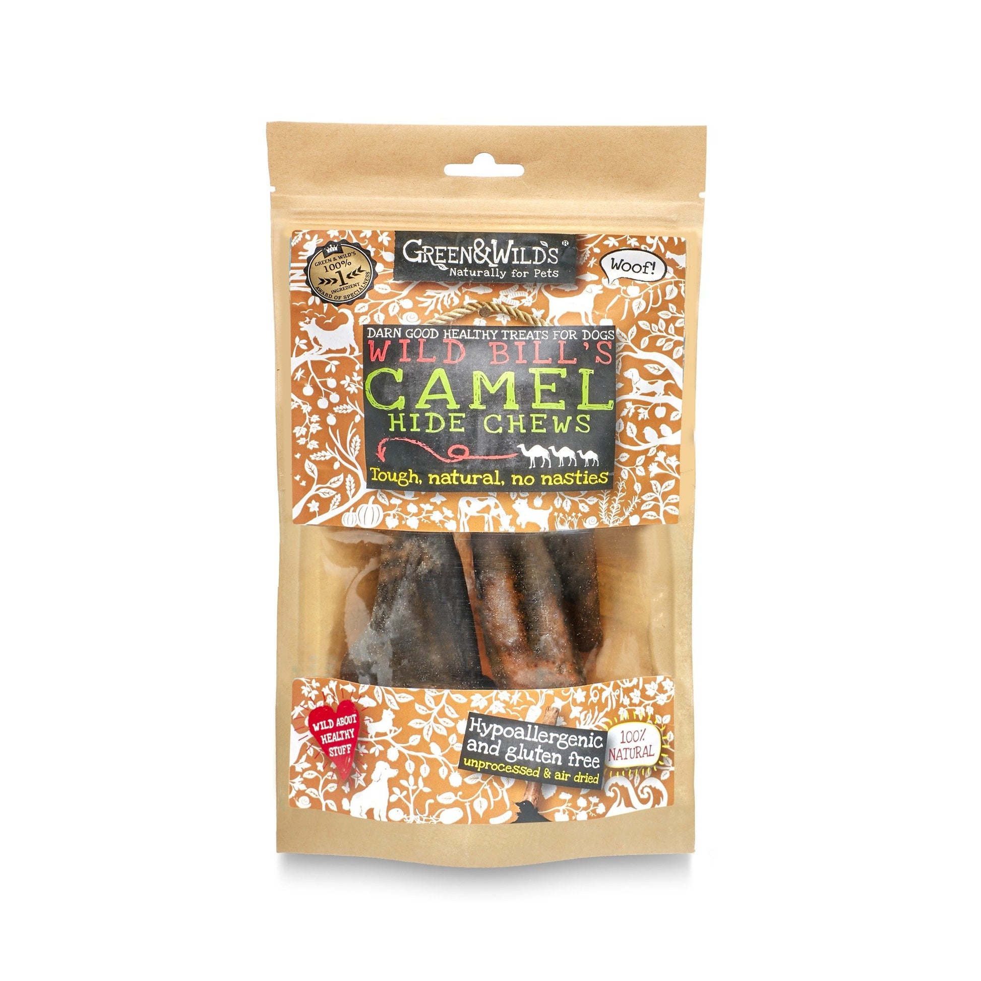 Green and Wilds Camel Hide Chews