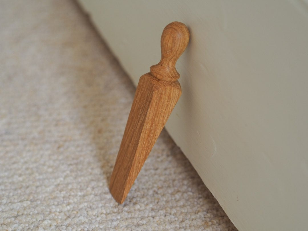 Oakwood Wooden Door Stop Wedge