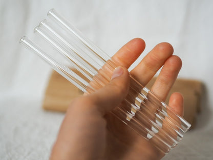 Handmade Glass drinking straws