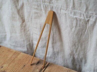 Tiny Organic Bamboo tongs