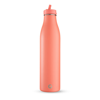 Tough Insulated Drink Bottle with straw 1200ml