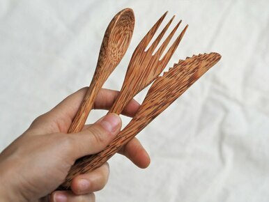 Sustainable Coconut Wood Fork