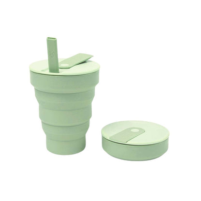 Hunu Folding Pocket Reusable Coffee Cup & Straw - 16oz