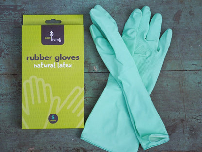 Ecoliving natural rubber latex gloves