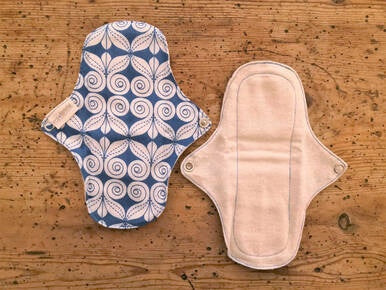 Eco femme organic cotton sanitary pad 3 x pantyliners