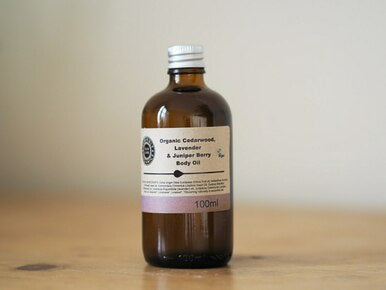 Organic Cedarwood, Lavender & Juniper Berry Body Oil