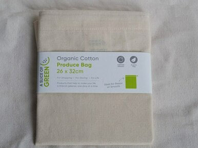 Organic cotton produce bag 26cm x 32cm