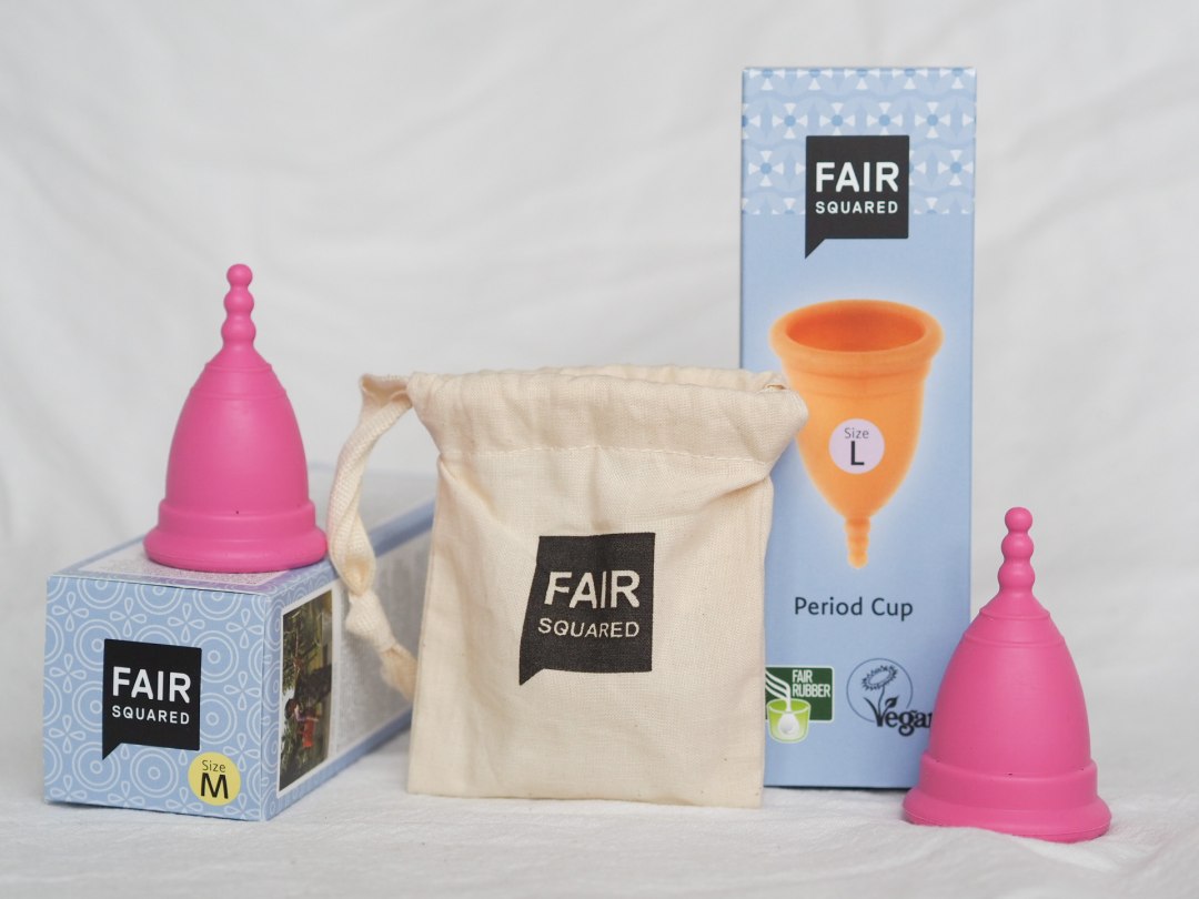 Fair Squared Rubber Period Cup - Pink