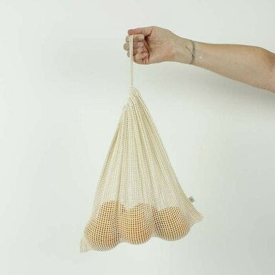 Organic Mesh Cotton Bag 34cm x 38cm