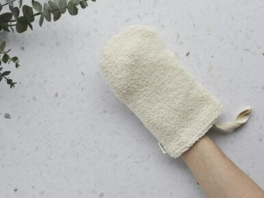 Organic Cotton Double Sided Shower Mitt