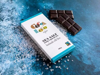 Cocoa Loco Dark Chocolate Sea Salt Bar