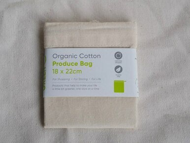 Recycled cotton produce bag 18cm x 22cm