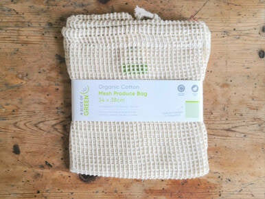 Organic Mesh Cotton Bag 34cm x 38cm