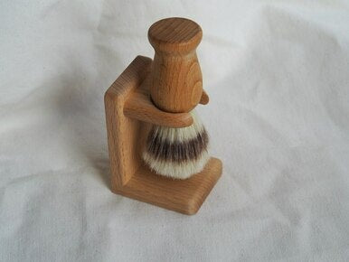 Wooden Shaving brush stand