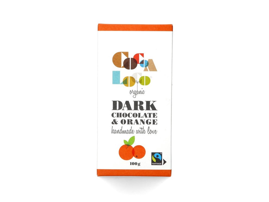 Cocoa Loco Dark Chocolate Orange Bar