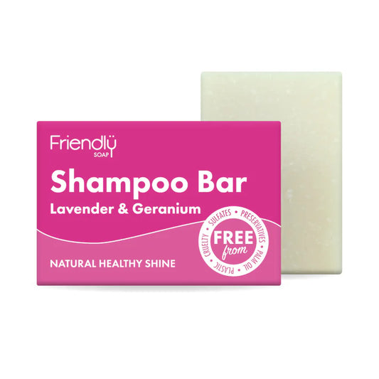 Friendly Soap - Shampoo Bar - Lavender & Geranium