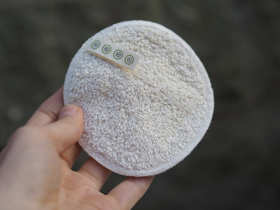 Organic Cotton Large Facial Pads x 5