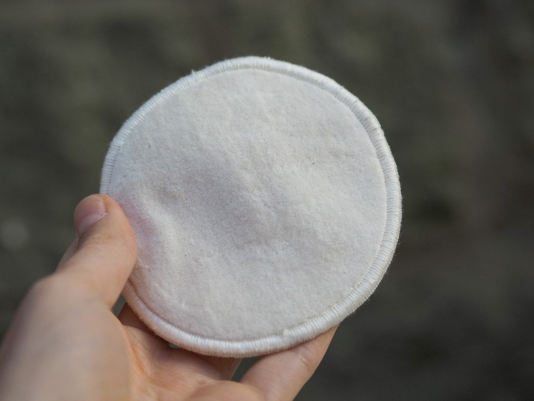 Organic Cotton Large Facial Pads x 5