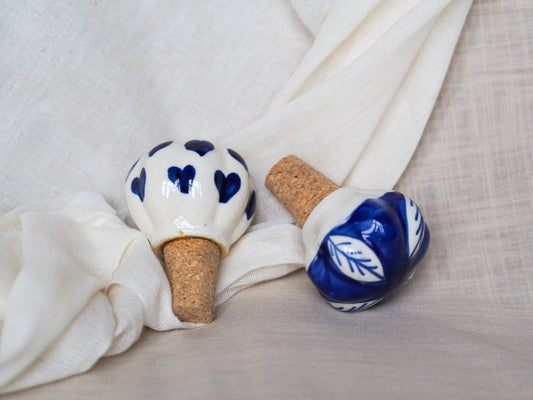 Fairtrade Handmade Ceramic Cork Stopper