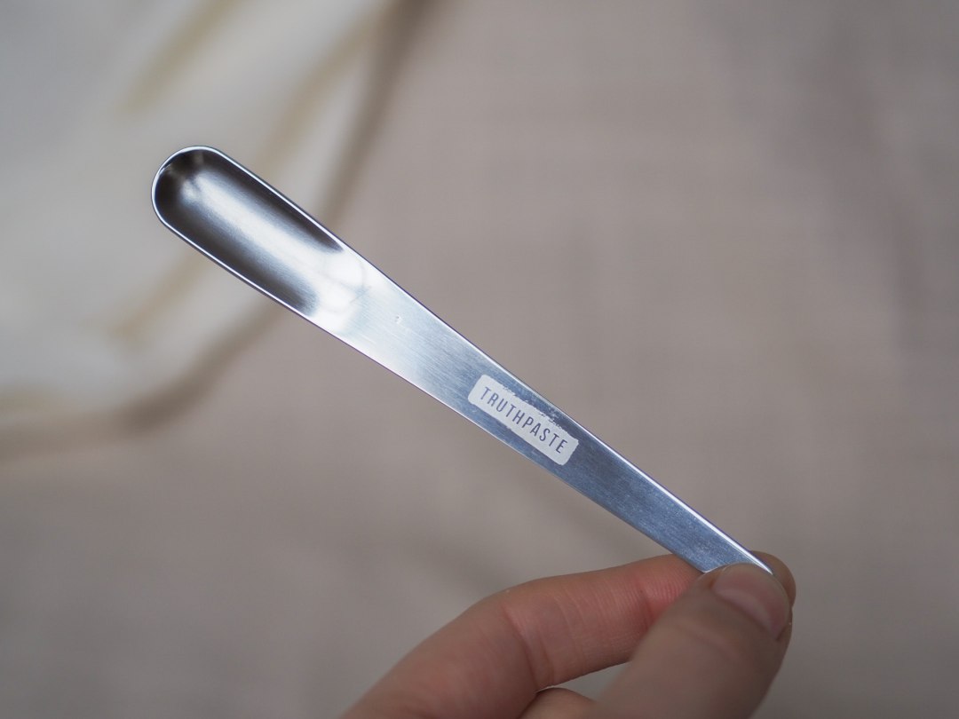 Stainless Steel Toothpaste Serving Spatula