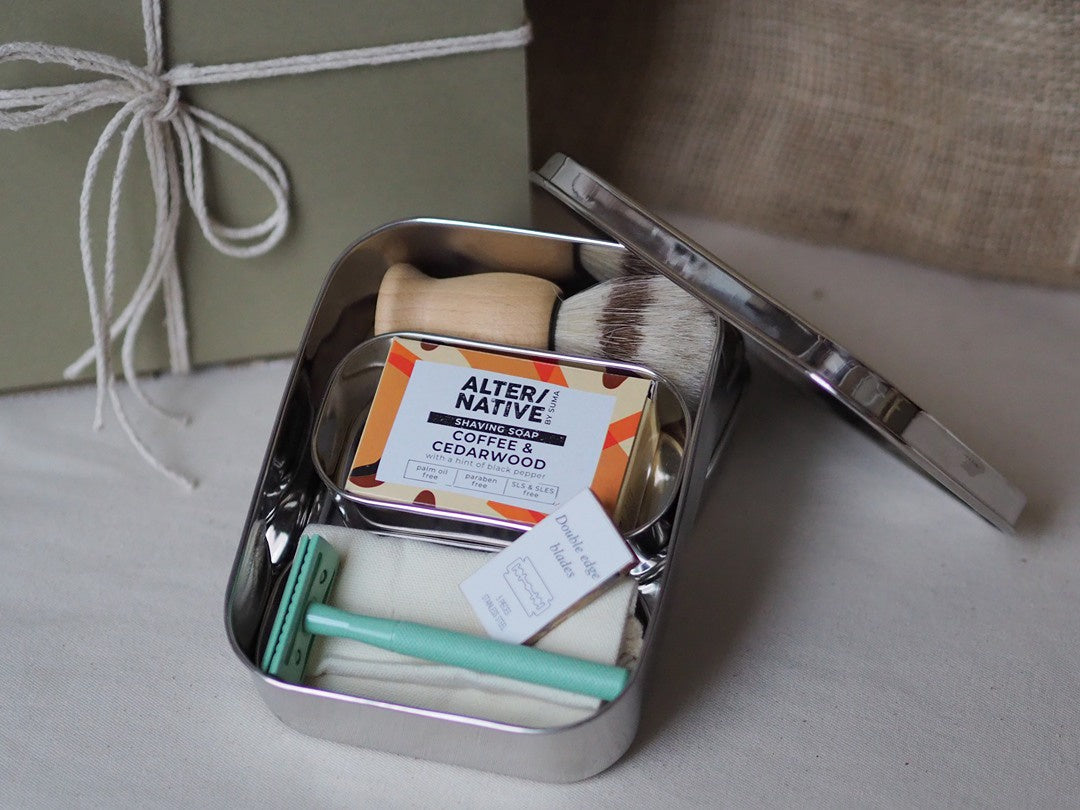 Ultimate Plastic Free Shaving Kit With Storage Tin