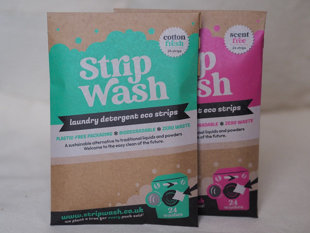 Strip Wash UK Made Laundry Detergent Strips