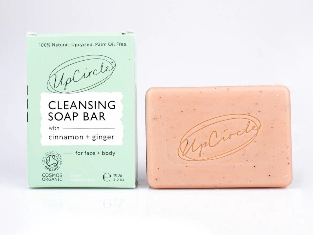 Face Cleansing Soap Bar With Cinnamon and Ginger