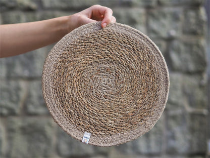 Seagrass and Jute Placemat - Beige