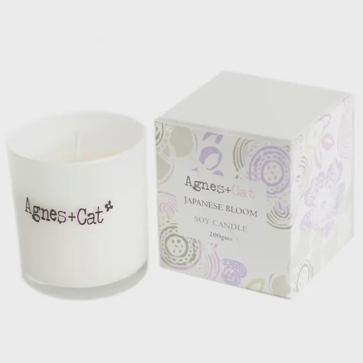 Agnes & Cat Handmade Soy Candle - Japanese Bloom