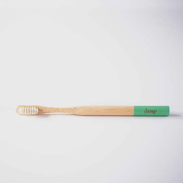 &Keep Bamboo Toothbrush - Green