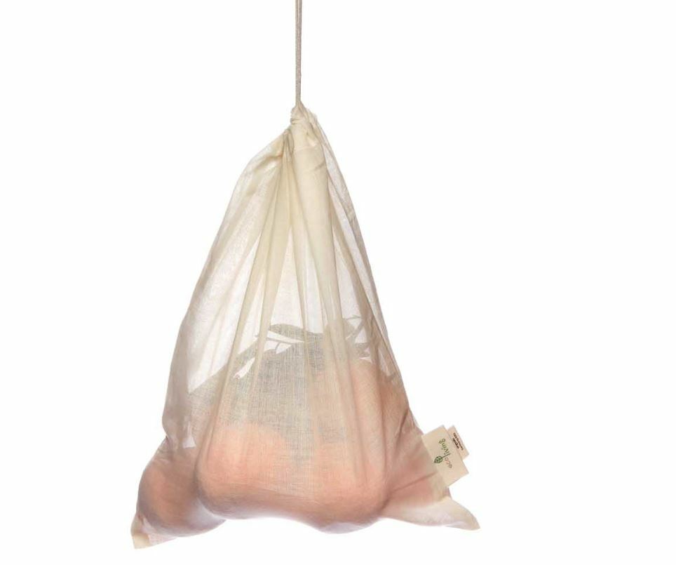 Organic lightweight cotton produce bag 17g