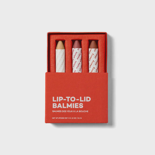 Axiology Lip to Lid Balmies x3 pack