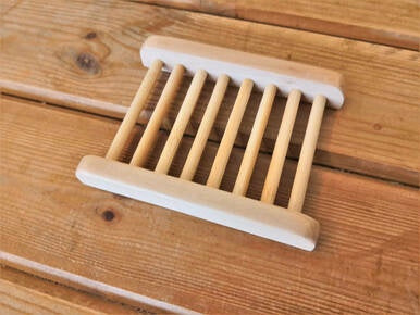 Hemu wood Ladder Soap dish