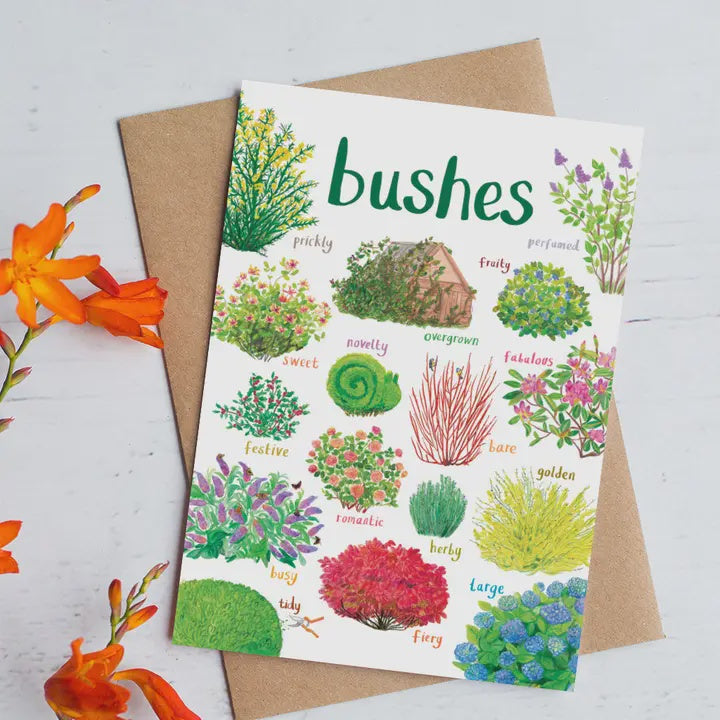 Fun Pun - Card - Bushes