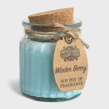 Soy Pot of Fragrance Candle - Winter Berry