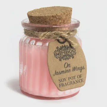 Soy Pot of Fragrance Candle - On Jasmine Wings