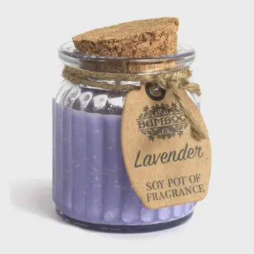 Soy Pot of Fragrance Candle - Lavender