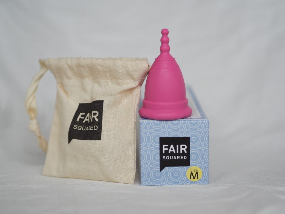 Fair Squared Rubber Period Cup - Pink