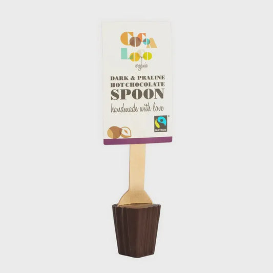 Cocoa Loco Hot Chocolate Spoon - Dark Chocolate & Praline