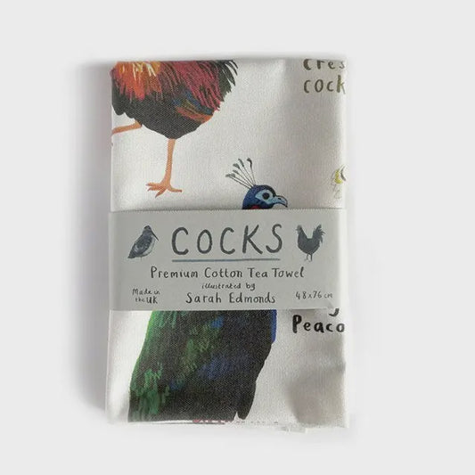 Fun Pun - Tea Towel - Cocks