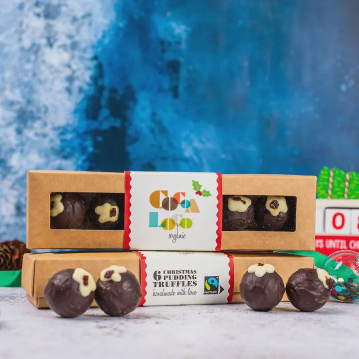 Cocoa Loco Christmas Pudding Truffles x6