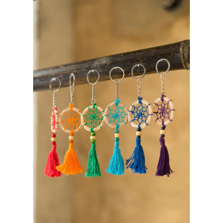 Dreamcatcher with Tassle Keyring