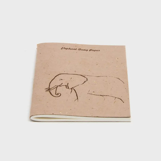 Recycled Elephant Dung Notebook