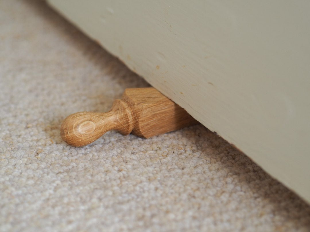 Oakwood Wooden Door Stop Wedge