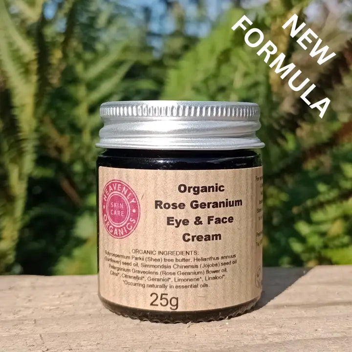 Organic Rose Geranium Eye And Face Cream 25g