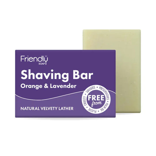 Friendly Soap - Shave Bar - Orange & Lavender