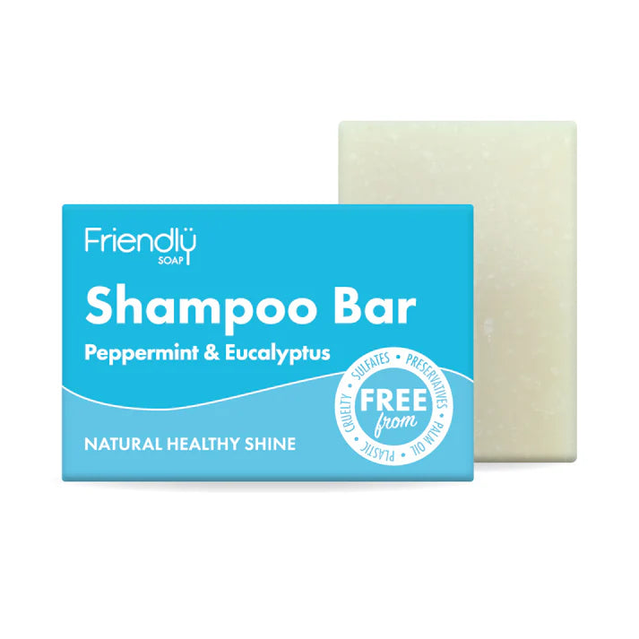 Friendly Soap - Shampoo Bar - Peppermint & Eucalyptus