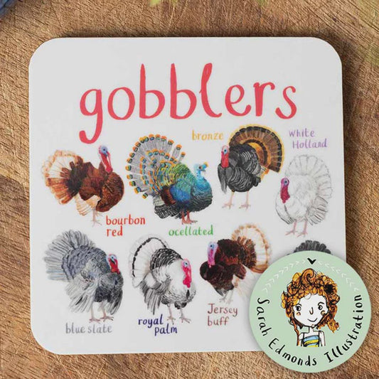 Fun Pun - Coaster - Gobblers