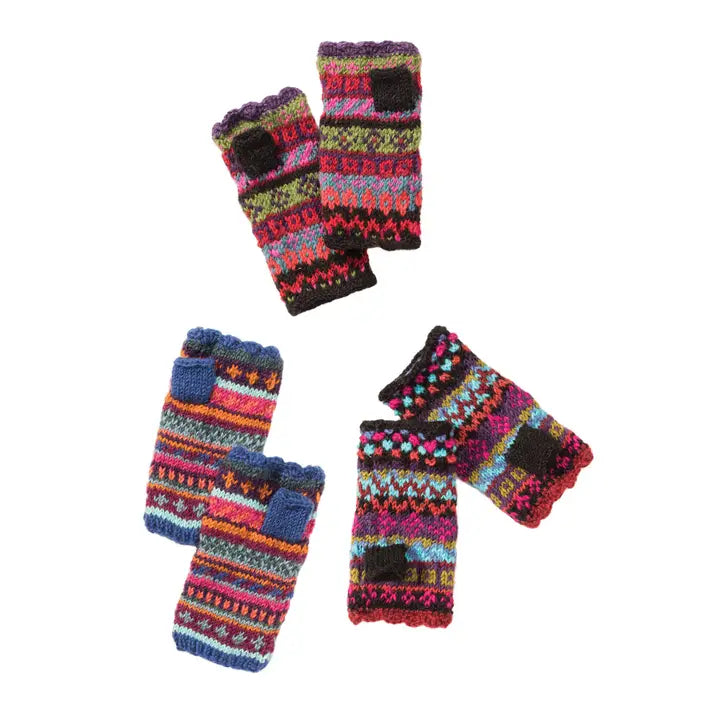 Fair Isle Hand Knitted Fair Isle Hand Warmers