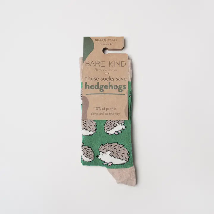 Bare Kind Bamboo Socks - Hedgehogs